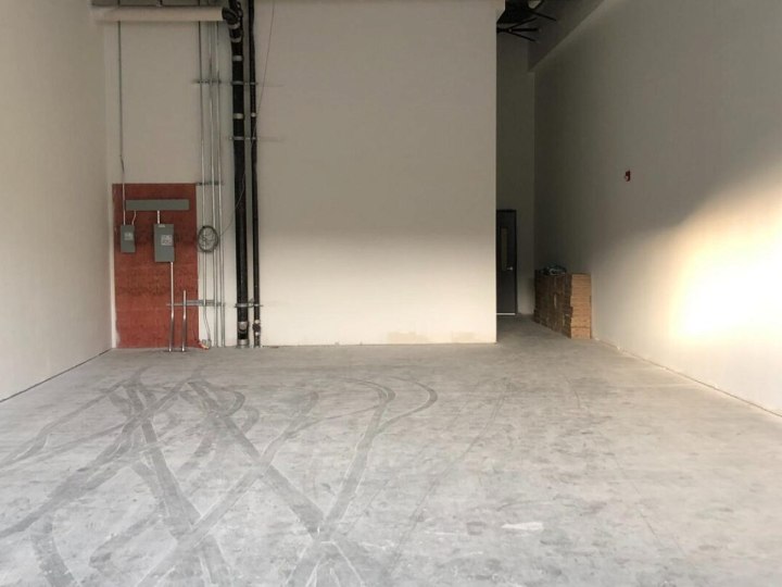 Bare shell space before fit-out